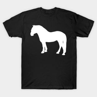 Pony shadow white T-Shirt